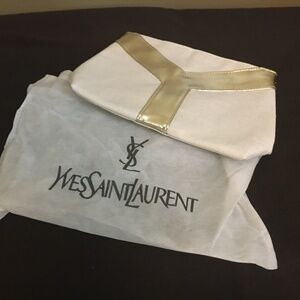 New Yves Saint Laurent cosmetic bag w/dustbag